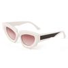 European and American style myopia glasses large frame irregular cat eye sunglasses Spice girl street shooting modeling UV protection sunglasses