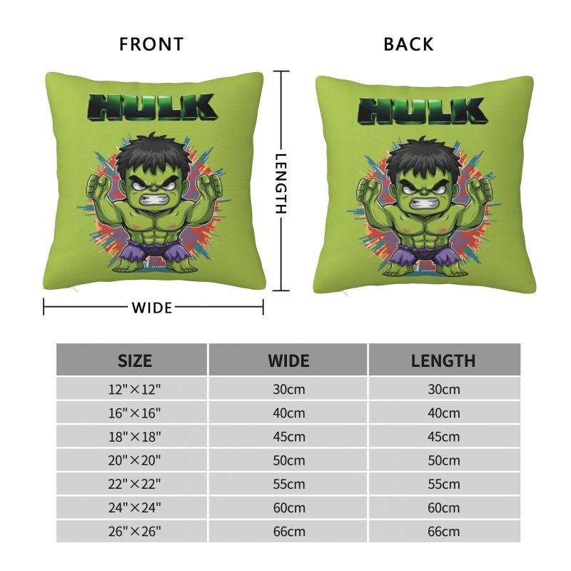 Federa Cuscino Supereroe Hulk Personalizzata Copricuscino Moderno Federa Cuscino Auto