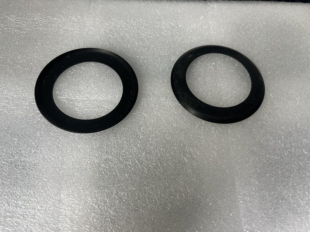 2PCS Black Wear-resistant Piston Ring for Oilfree Air Compressor Spare Parts
