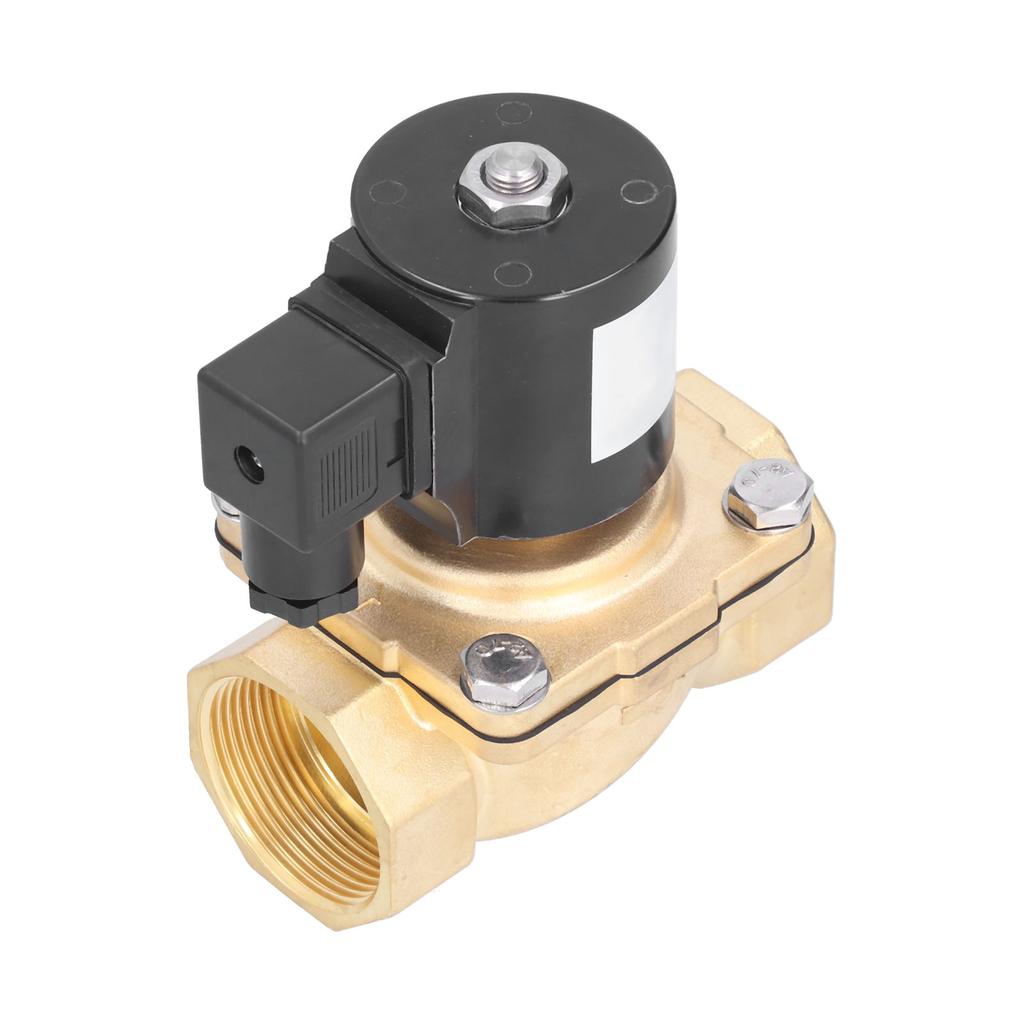 Electric Solenoid Valve Diaphragm Type Straight Pull for Water Air Gas G1‑1 2in 2W41‑40GBNDC12V