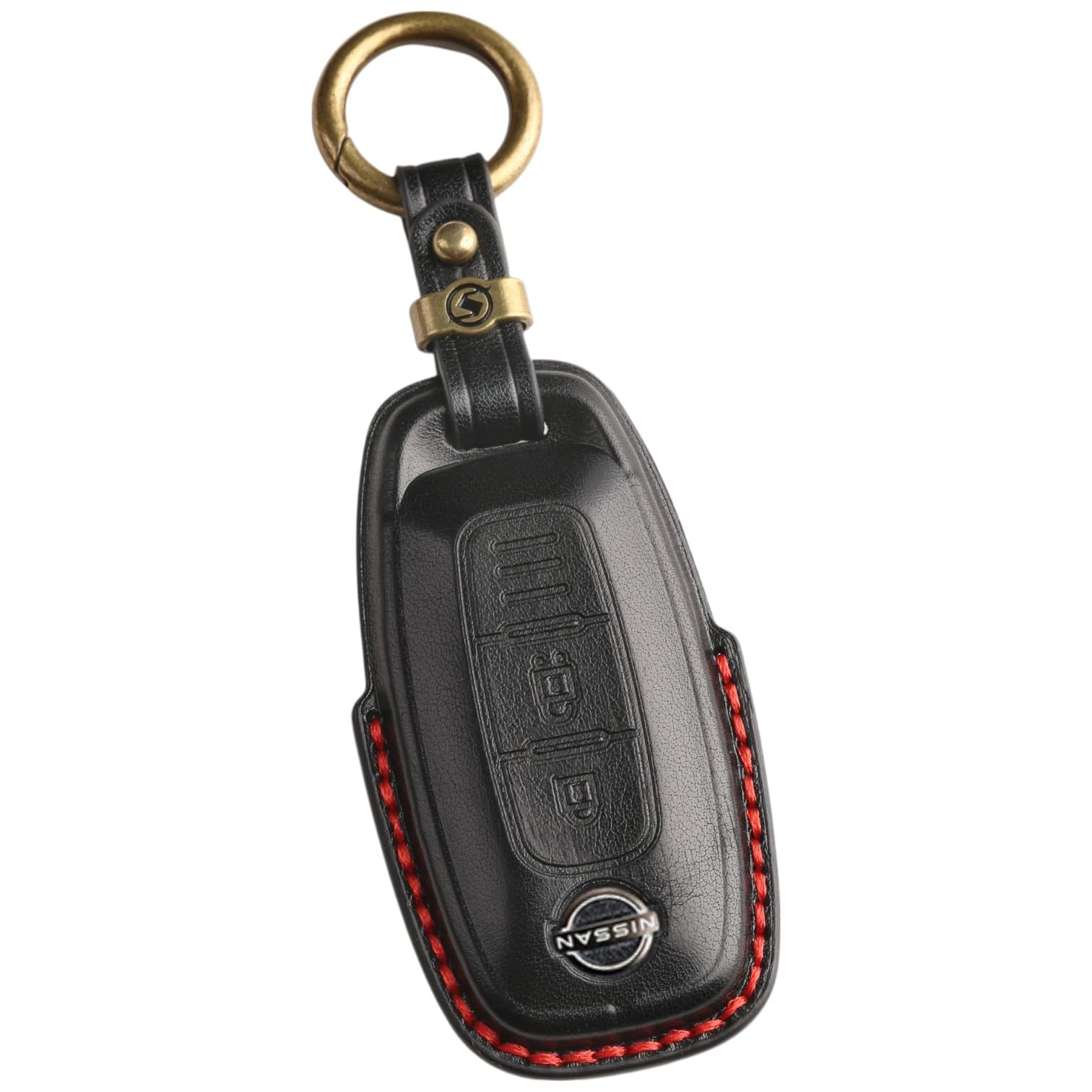 

[smasol] Новый чехол для ключа Serena C28 Lukes B4 Late X-Trail из натуральной кожи Nissan Sakura S чёрный