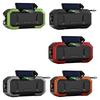 Solar Hand Cranks Radio with FM AM Band Reception Emergency SOS Alarm IPX5 Waterproof for Camping Survival Adventure