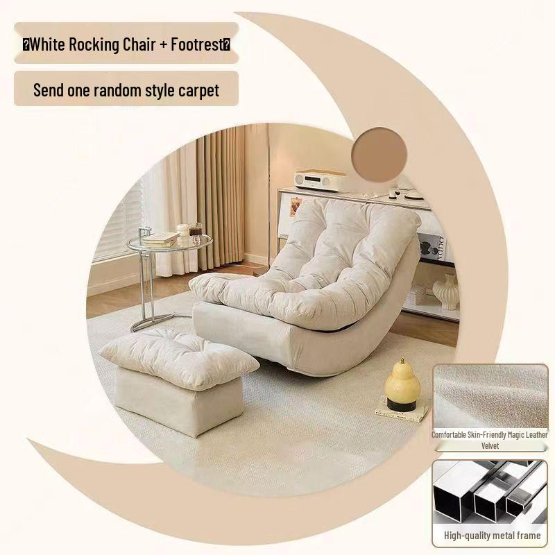 Comfort Rocking Recliner: Living Room, Bedroom, Balcony Single Sofa for One