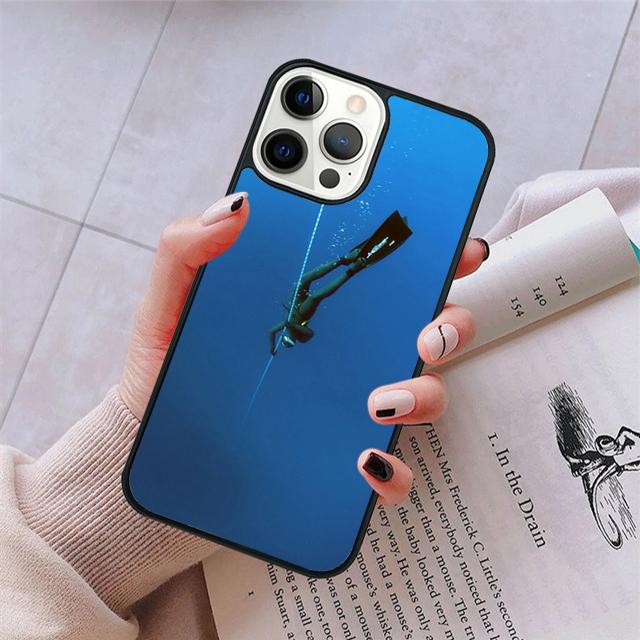 Scuba Diver Diving Phone Case For iPhone 17 Air 15 16 16e 11 12 13 14 Pro Max Cover For iPhone 17 Air Max Plus coque Fundas