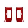 Red Carbon Fiber Interior Side Air Vent Cover Trim For Land Rover Range Rover