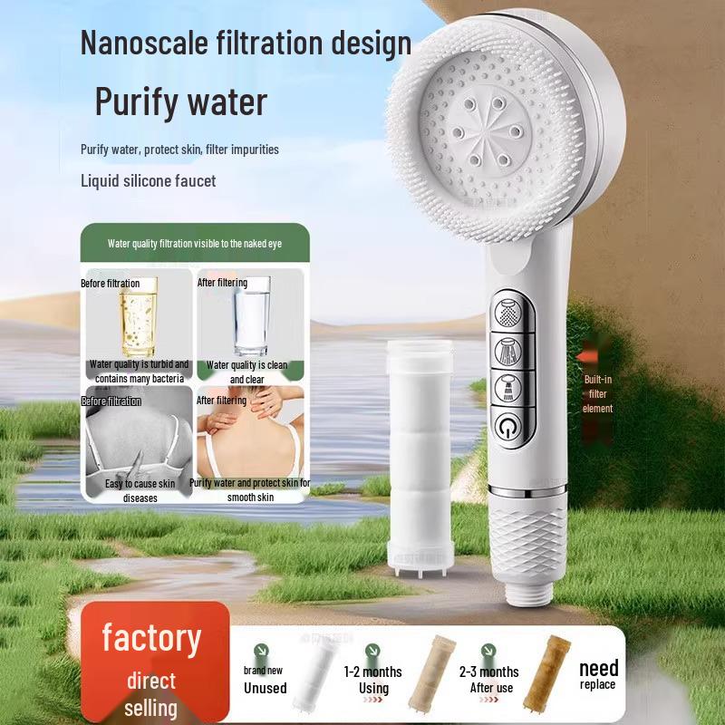 High-Pressure Shower Head Sprinkler for Home Bathrooms