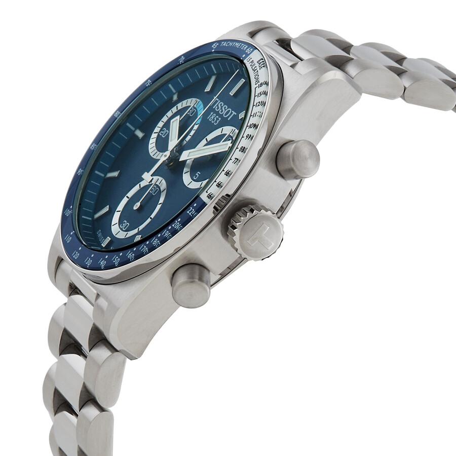 Tissot T SporT Chronograph quarTz Blue Dial Men S waTch T149.417.11.041.00