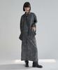 Mualeumoa Crack Silky Long Skirt -Charcoal