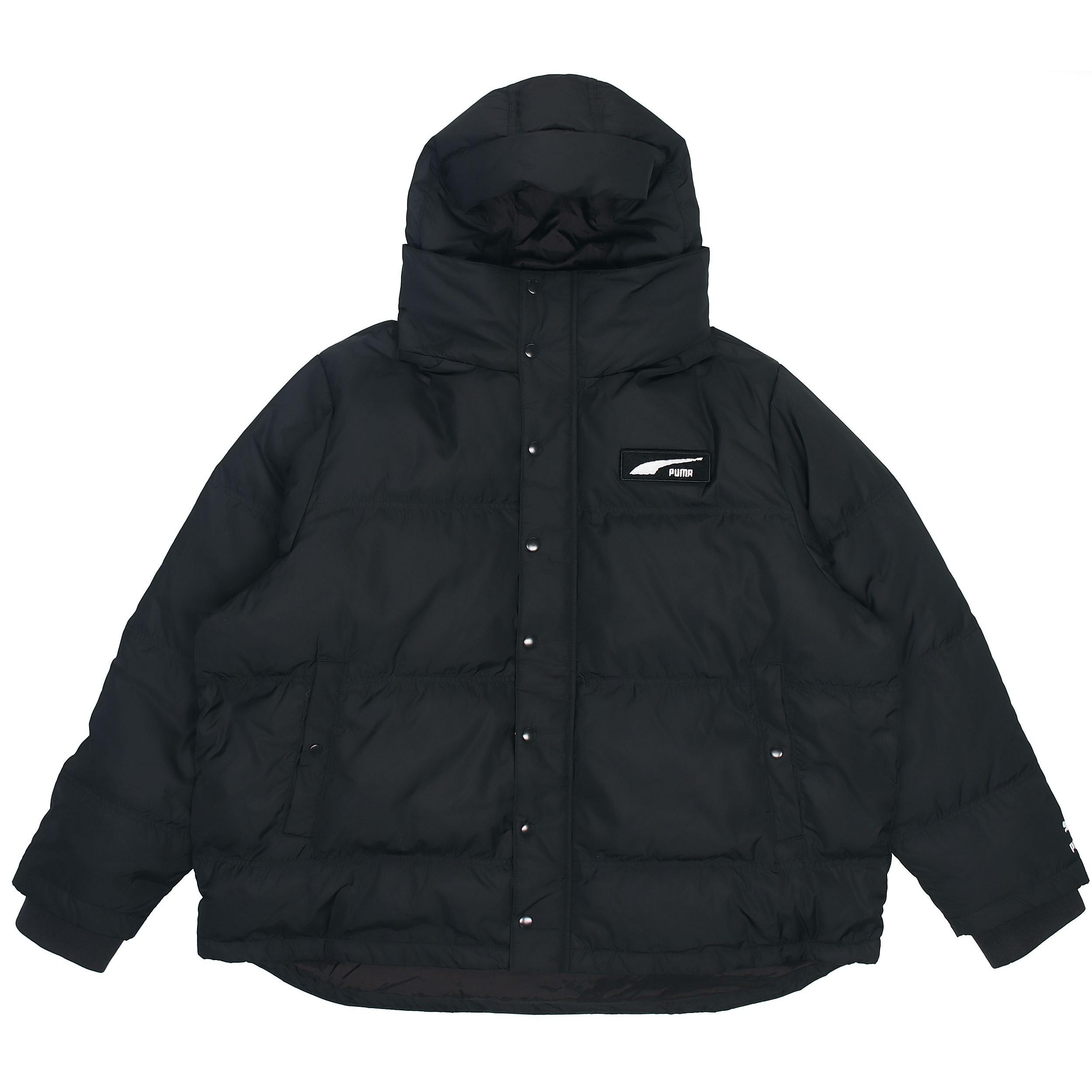 PUMA Down Jacket  Black  Men s 534486-01 L