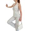  Amazon Women's Summer New French Polka Dot Neck Slim Top High Waist Straight Pants Temperament Set