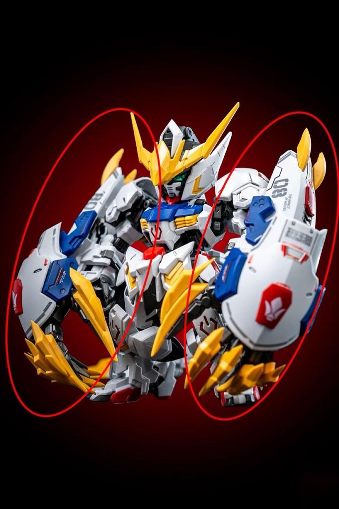 MGSD Gundam Barbatos Custom Detail-Up Claw Parts with Water-Transfer Decals [Parallel Import]