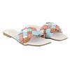 Shoetopia Women And White Girls Flat Sandal-Eu41
