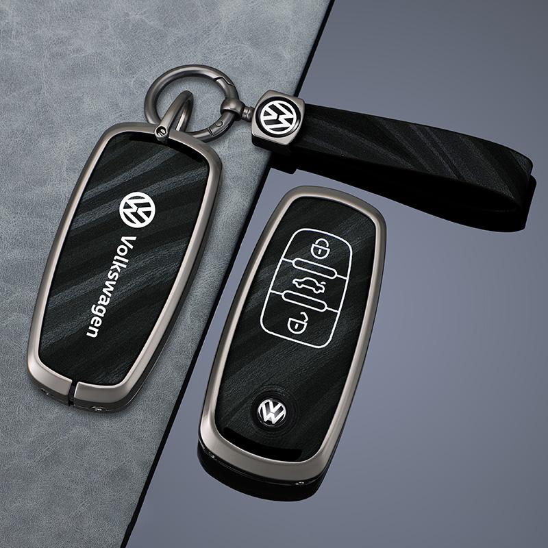 For VOLKSWAGEN Zinc Alloy Car Smart Remote Key Case Cover Shell Key Fob For VW Tiguan Touran Caddy Beetle Jetta Eos Golf Polo He