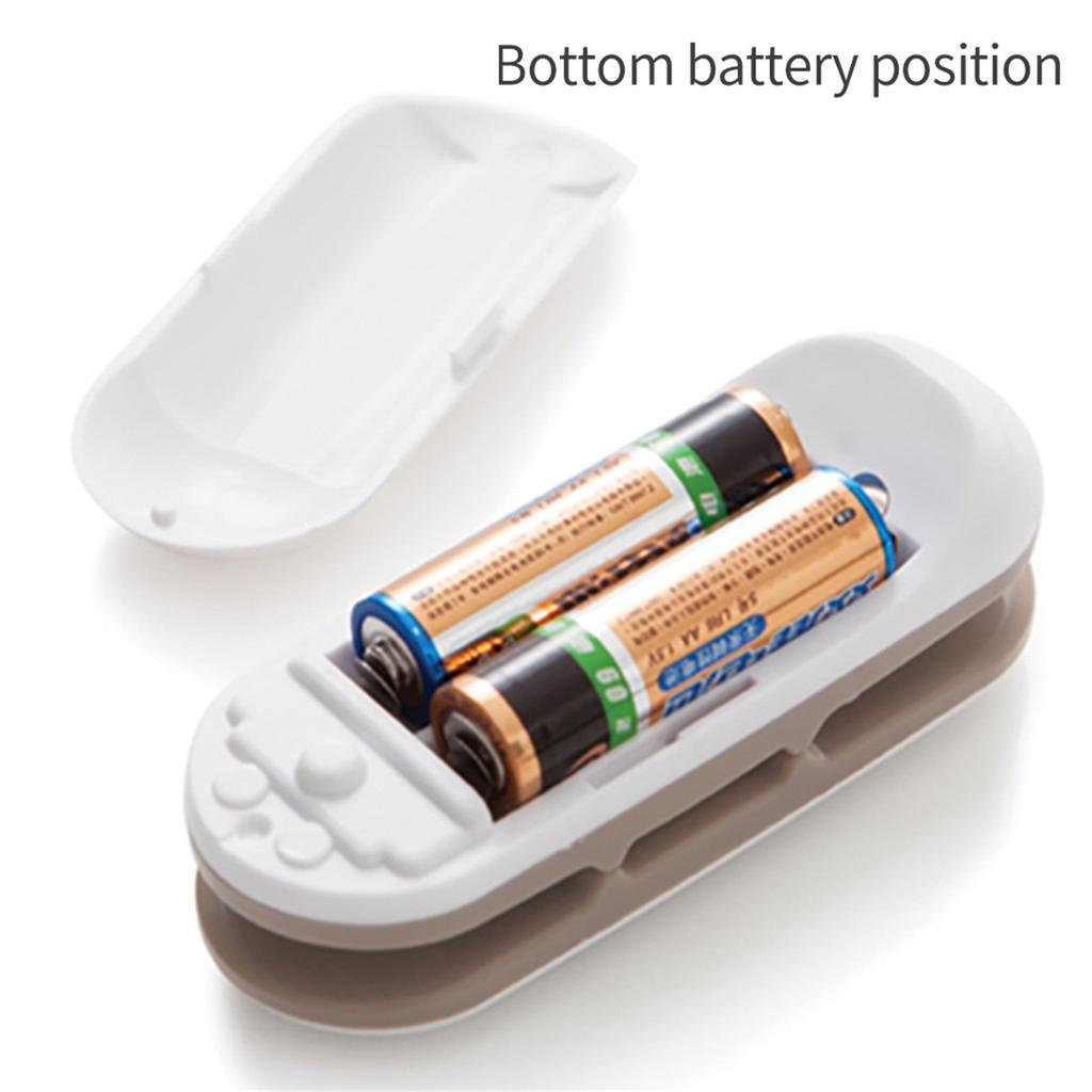  Selador de embalagens de alimentos a vácuo Máquina elétrica portátil Ferramenta de armazenamento portátil 2PC