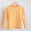 Unisex Kids Thickened Half Turtleneck Long Sleeve Warm Winter Base Shirt