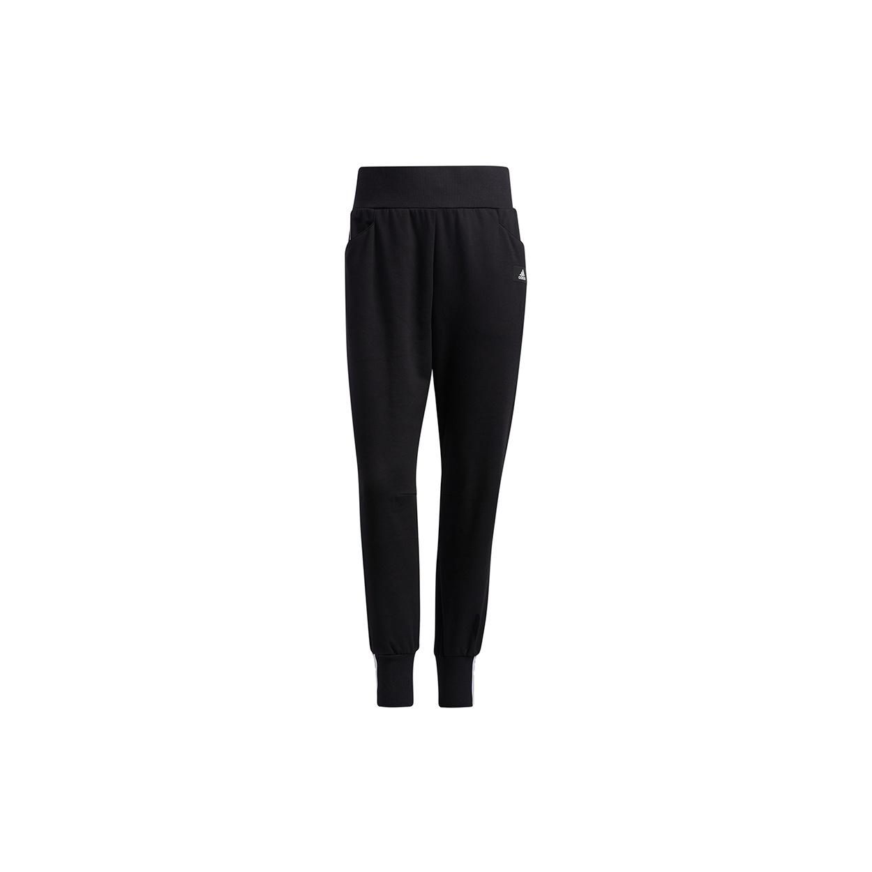 (WMNS) adidas Stripe Bundle Feet Sports Pants/Trousers/Joggers Black Women s GP0697 XL