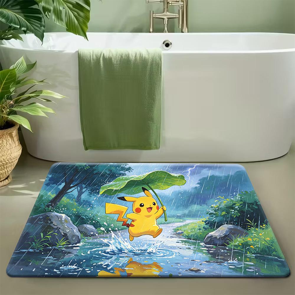 

Pokemon Pikachu and Friends Starry Sky Print Non-Slip Floor Mat Doormat 40cm x 60cm