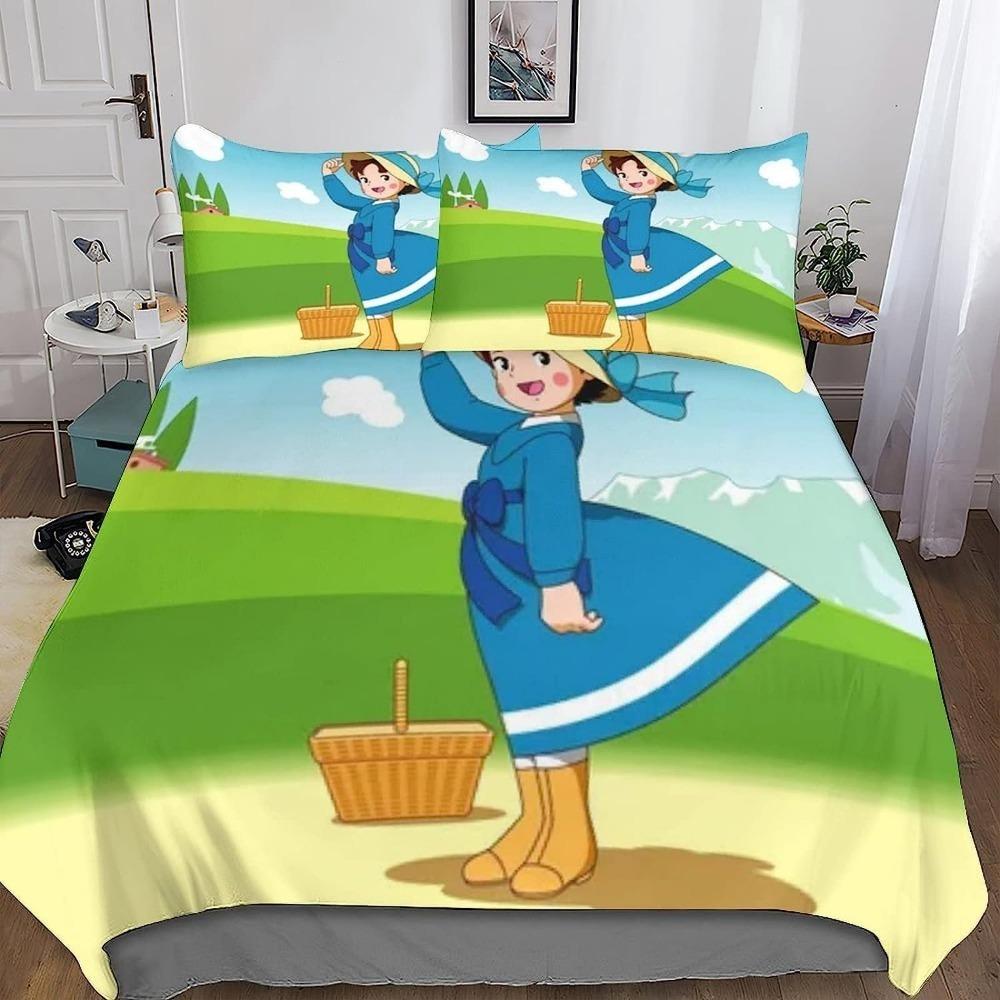 Cute Girl  Anime Patternduvet Cover   Bed Sheets Down Duvet Covers, Children's Duvet Covers, Adult Microfiberduvet Covers