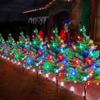 Outdoor Solar Christmas Tree Lights Waterproof LED Garden Lamps For Lawn Patio Landscape Decoration Party Decor
