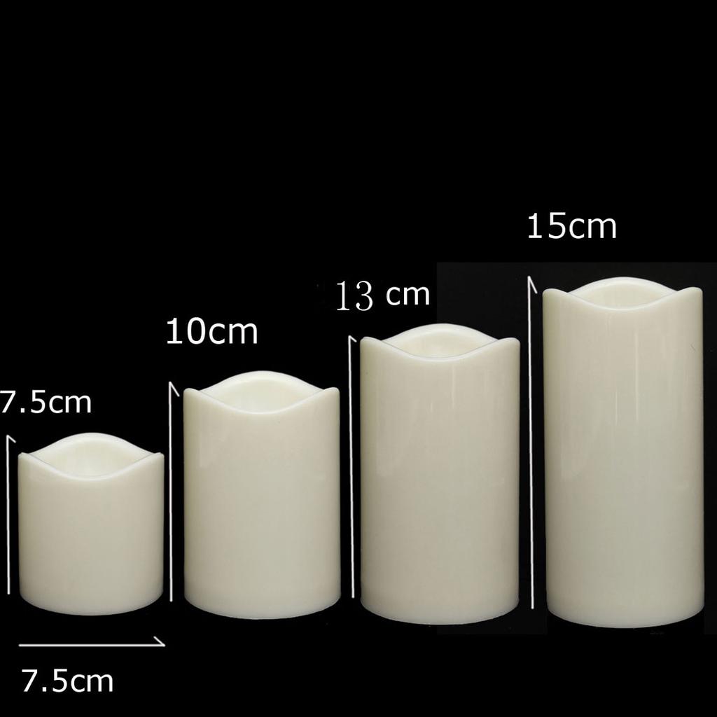 Cylindrical Flickering LED Candle Light Flameless forGarden Yard / Christmas Lamp Decoration