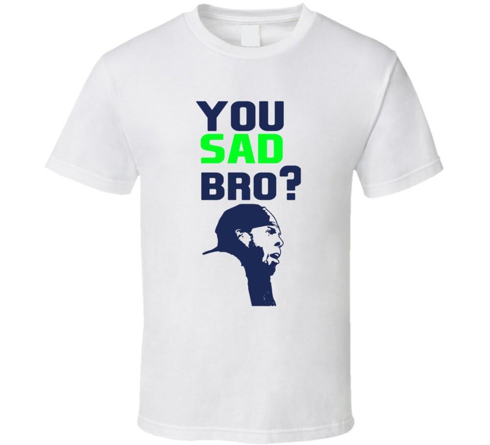 

Ты грустный, братан Ричард Шерман Супербоул Проигрывает Футболка 3XL