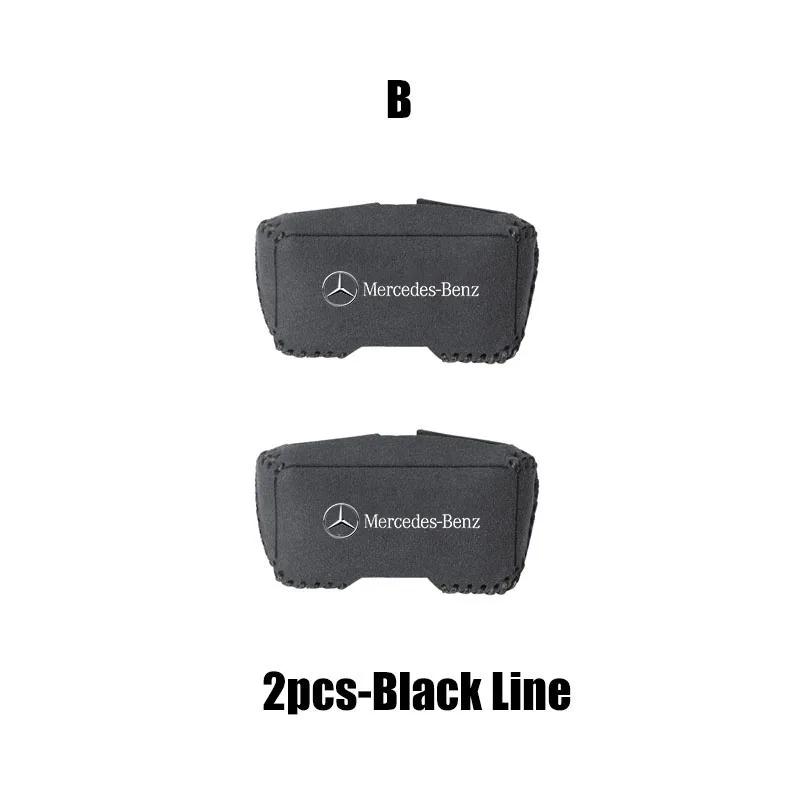 

GLC GLB Car Seat Belt Plug Covers Suede Safety Buckle Protector For Mercedes Benz AMG W204 W205 W203 W211 W212 W213 W201 W210 W For Mercedes Benz