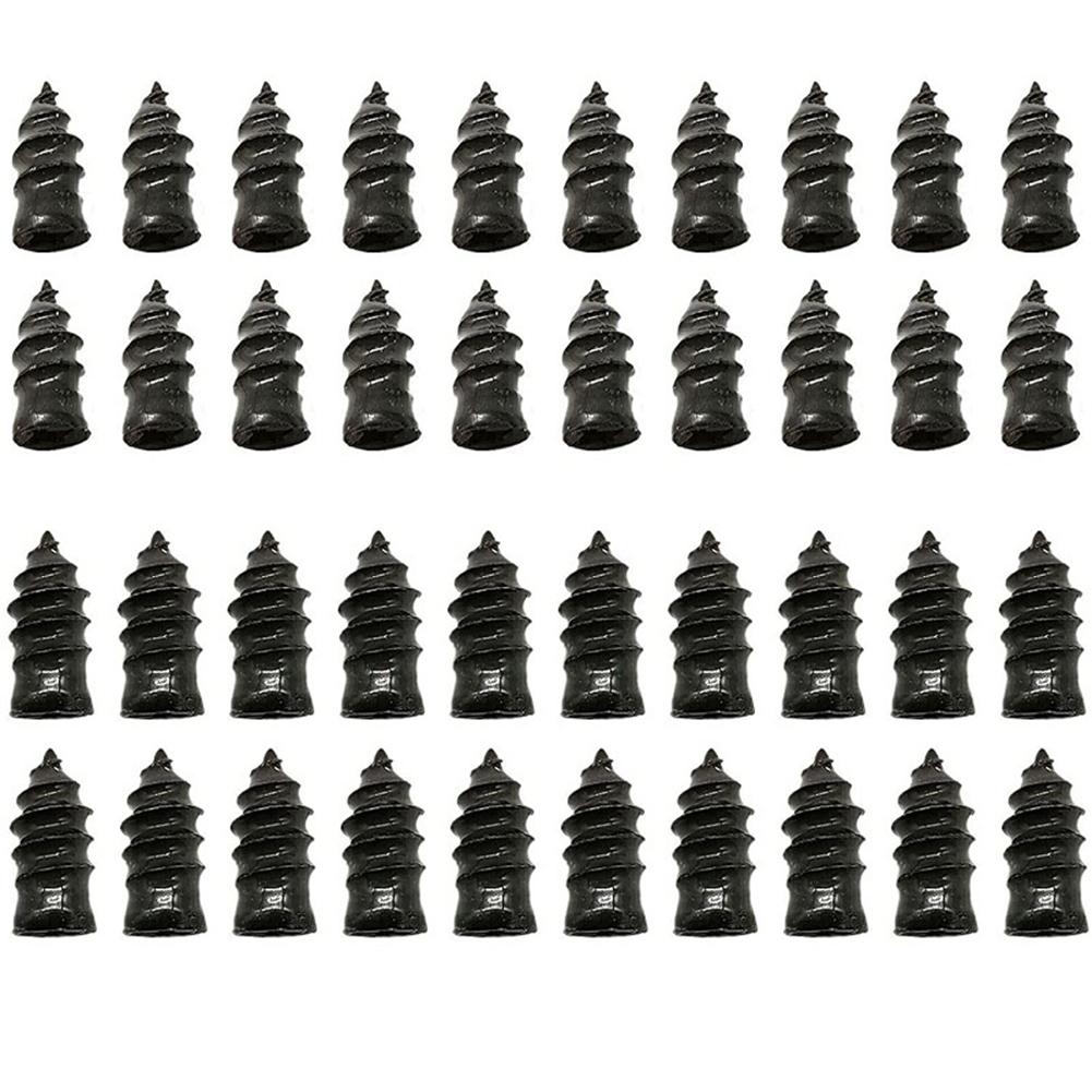 10/40Pcs Tire Repair Rubber Nail Black Car Tyre Repair Rubber Nail Set Vacuum Tyre Repair Nail Wheel Repairs Punctures Kit