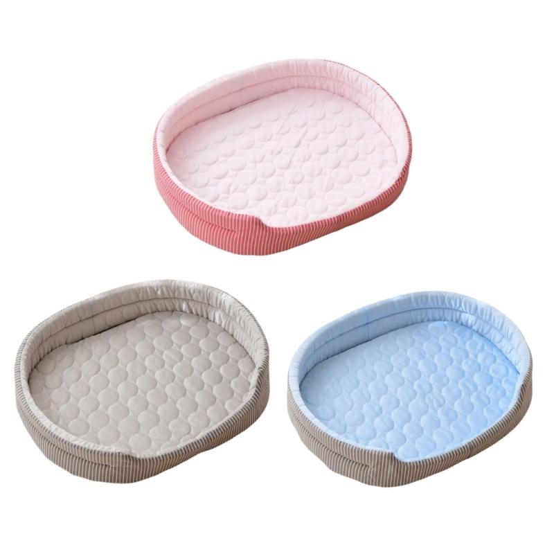 Pet Cooling Bed Summer Cats Bed Cats Dog Sleep Bed Indoor Sofa for Cats for Indoor Home & Travel Bed