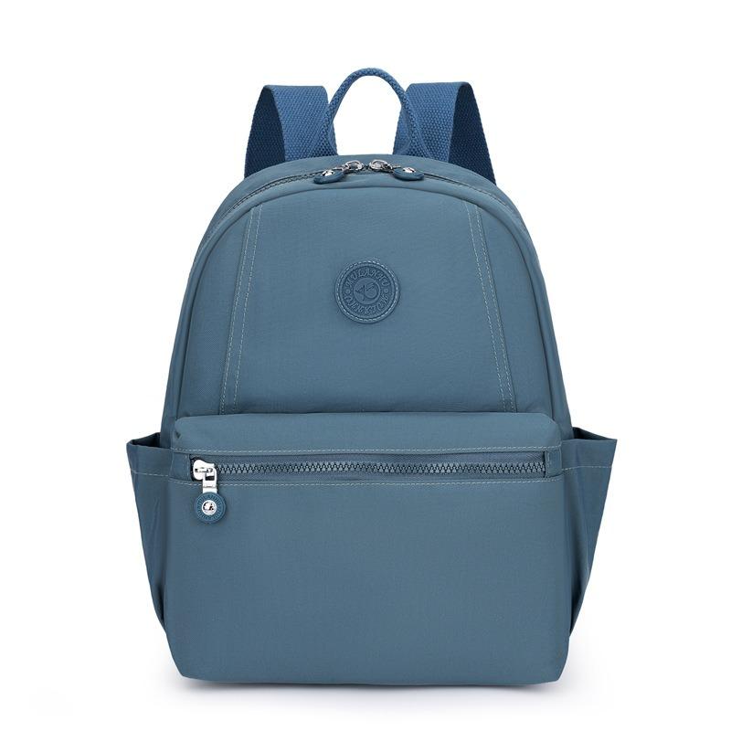 Summer Oxford Cloth Lightweight Medium Ladies Mommy Simple Backpack Student Simple Canvas School Bag