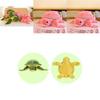Adorable Green Turtle Plush Pillow Ultra-soft Pp Cotton Stuffed Animal Toy For Kids