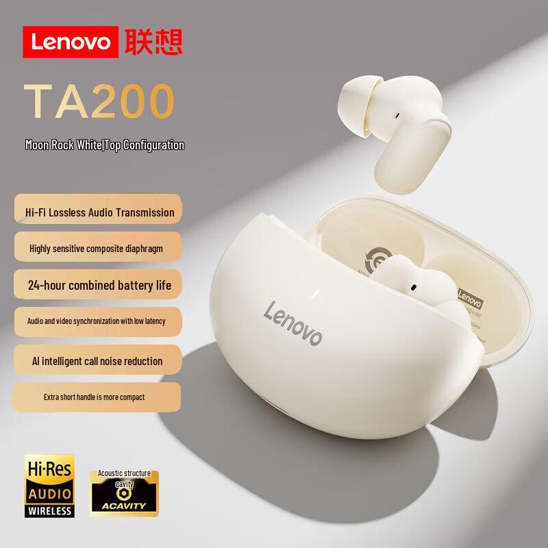 

Lenovo TA200 Wireless Bluetooth In-Ear Earbuds