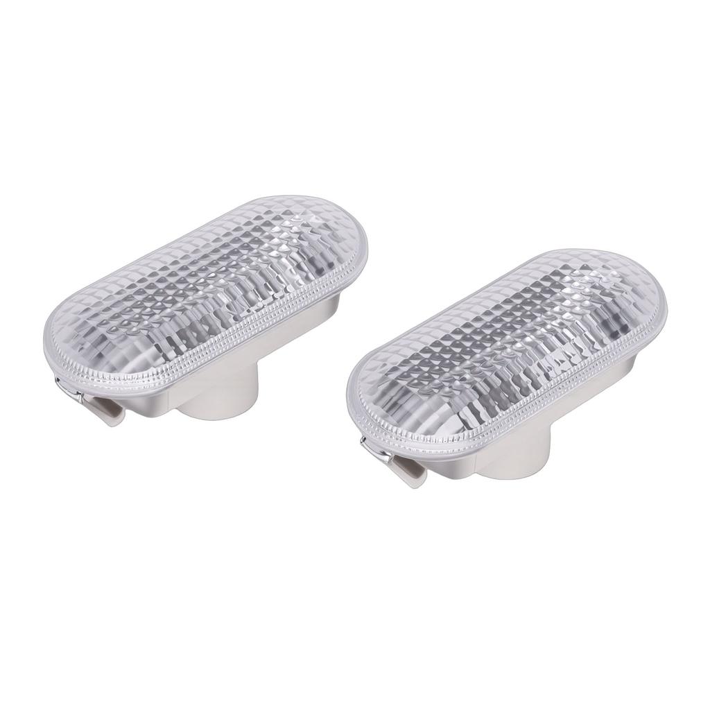 1 Pair Side Marker Light Cover Clear Lens Left Right 1336185 Replacement for Ford Focus Fiesta Fusion