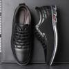 High Quality Big Size Casual Shoes Men Fashion Business Men Casual Shoes Hot Sale Spring Breathable Casual Men Shoes Black