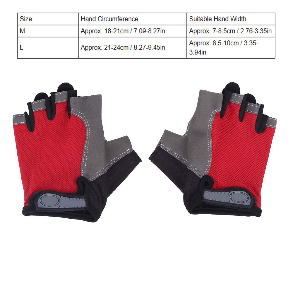 Outdoor Exercise Sports Anti-Slip Half Finger Gloves for Outdoor Riding Cycling Climbing Training