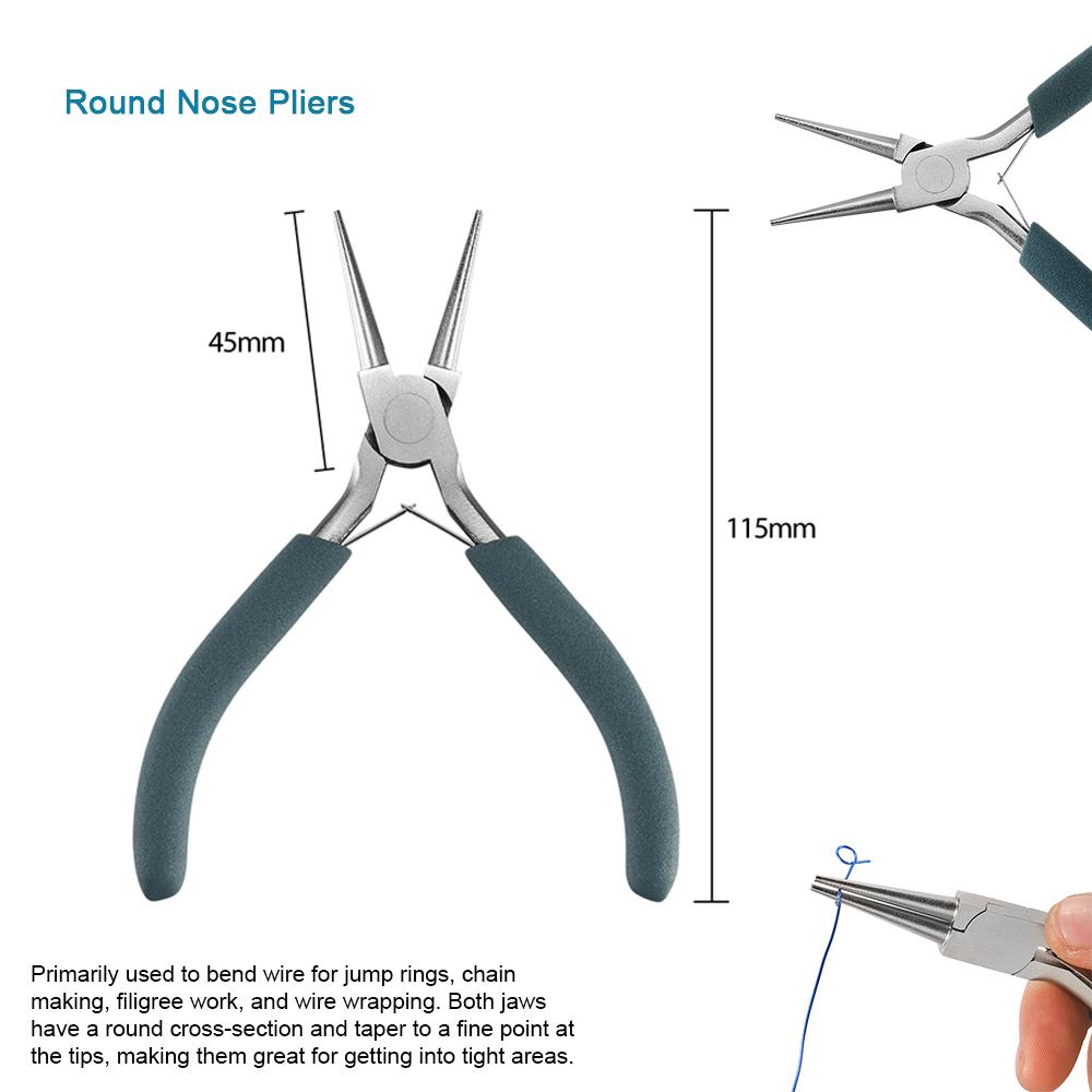 

12 Styles High Quality Chrome Vanadium Stainless Steel End Cutting Wire Pliers Hand Tools DIY Jewelry Findings Making Pliers Set