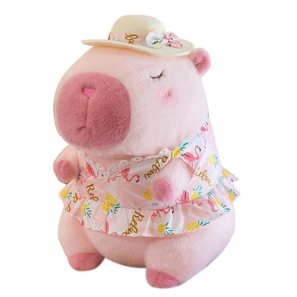 Beachwear Capybara Plush Toy Simulation Animal Doll New Capybara Doll Birthday Gift