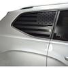 2PCS Rear Window American Flag Decals For Car SUV Trucks, Universal Back Side Window USA Flag Vinyl Sticker, Comes With Tallation Tools, Matte Black
