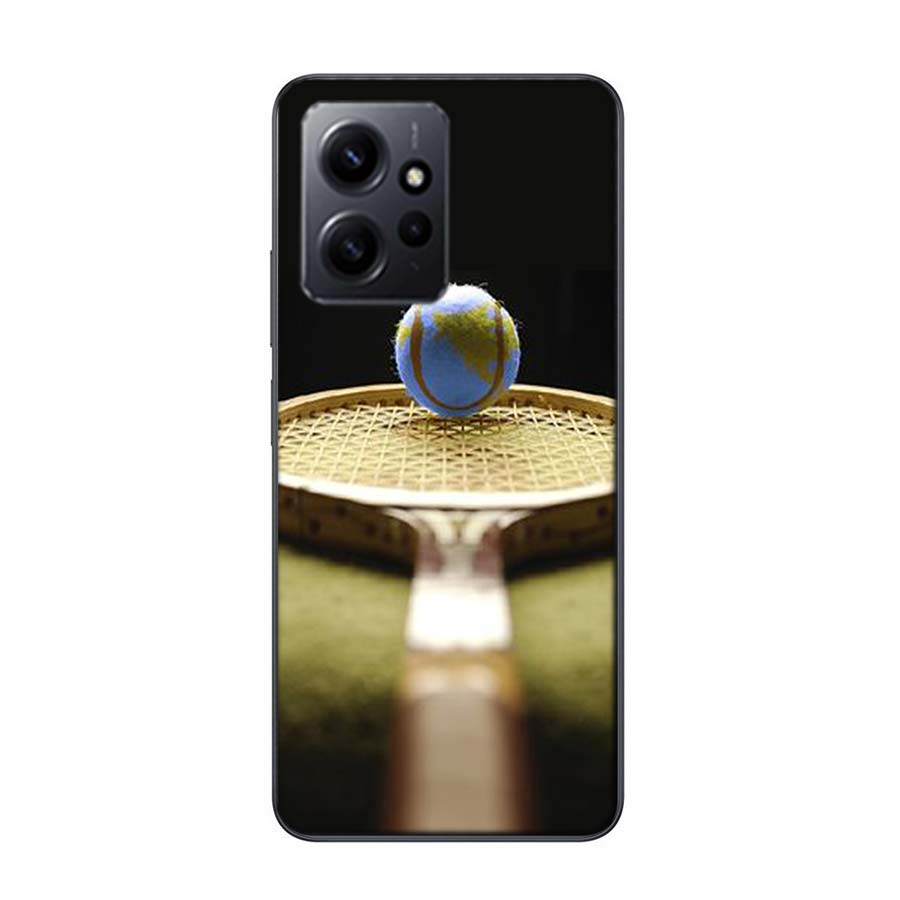 Tennis sport Phone Case For Redmi Note 13 5G 14 Pro Plus Redmi 12 12C 13C 14C 10 10A 10C 9 9C 9T 9A 8 8A K70 Pro TPU Clear Cover