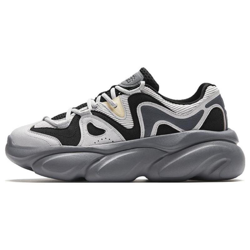 Anta Meow Shoes Износостойкие Низкие Повседневные Кроссовки Женские Черно-Серые 122348886-1 39