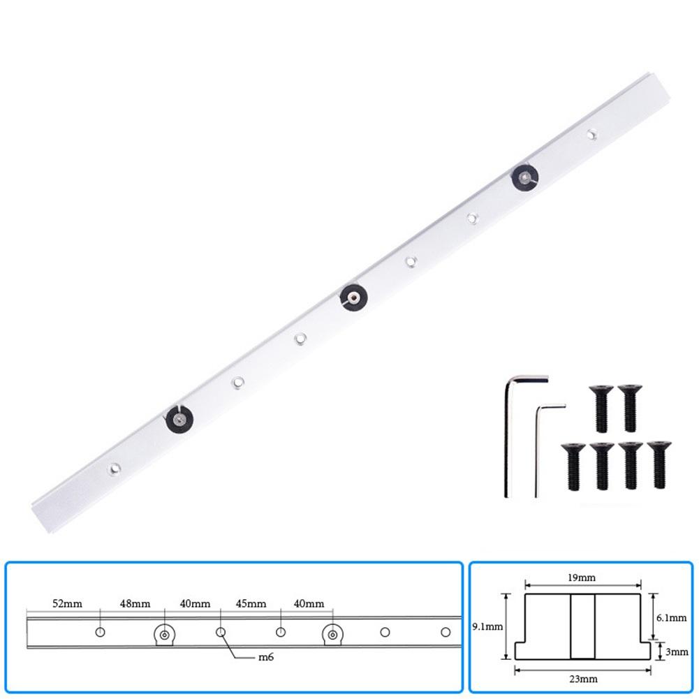 1pc Aluminum Alloy Miter Bar Slider For Woodworking Table Saws T-Slots T-Guide Rails Woodworking Tool Accessories