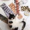 Unisex Adult 3D Print Animal Paw Socks Creative Funny Cat Dog Dinosaur Tiger Paw Socks Novelty Mid Tube Sockings Christmas Gifts