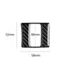 Carbon Fiber Style Car Accessories Interior Warning Lamp Button Trim Cover ABS For Mazda 3 Axela 2013 2014 2015 2016 2017 2018