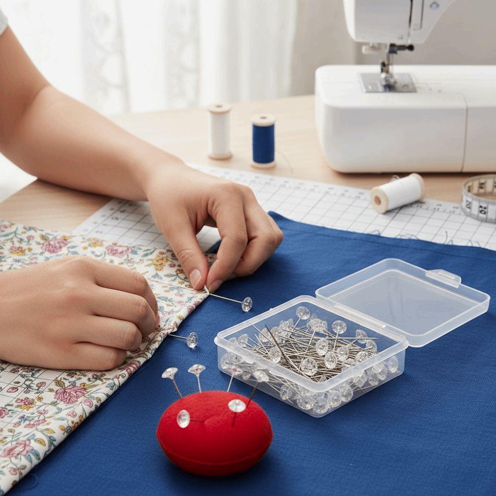 100/200/300 Stück DIY Gerade Stecknadeln Glänzende Korsagenstecknadeln Stecknadeln für Brautsträuße Blumensträuße