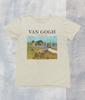 Van Gogh T Shirt Farmhouse In Provence %100 Premium Quality