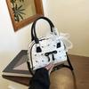 Fashi Bow Print Design Women's Shoulder Bags Casual Lace Ladies Pillow Crossbody Bag Retro Commuter Female Handbags Clutch