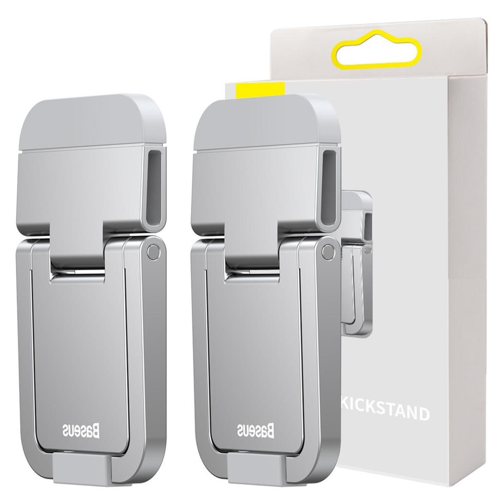 Baseus Uniwersalne Podstawki Nóżki Do Laptopa (2 Szt.) Srebrne