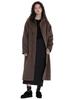 Exclusive LONG OUTER M 050 Brown WEB&DEPOT Women's 783-4254601