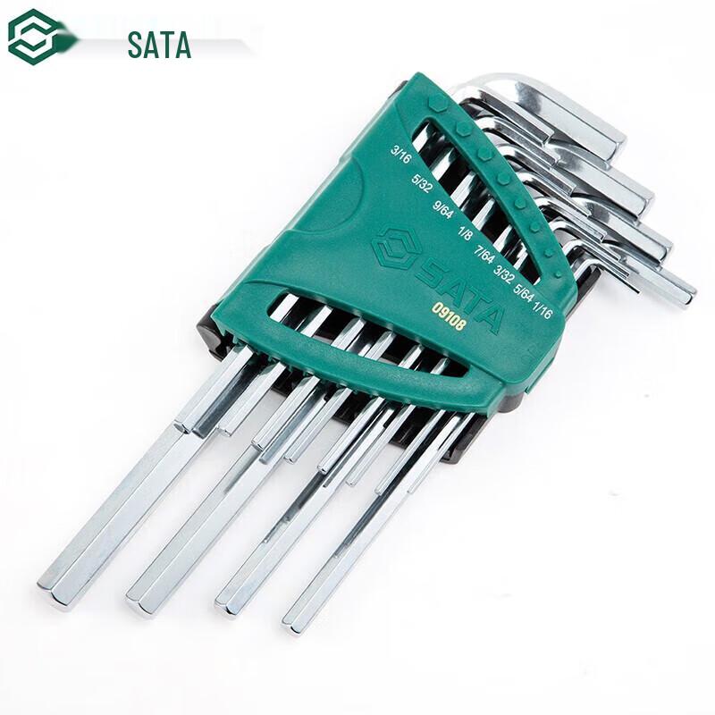 SATA 12-Piece Imperial Long Hex Key Set