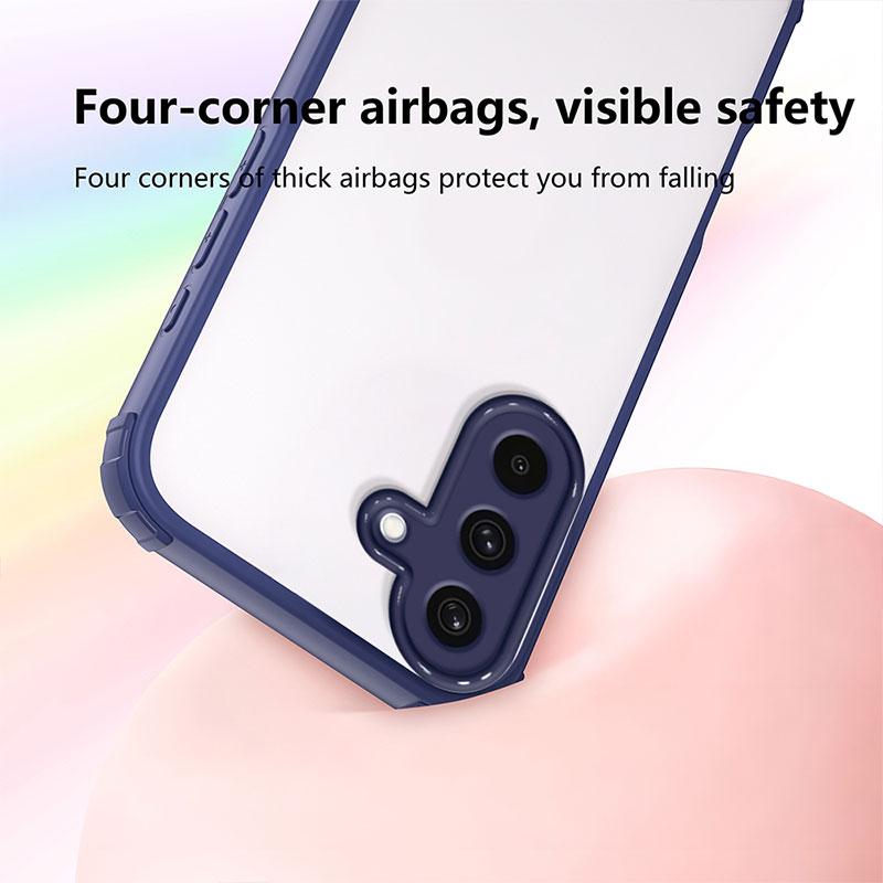 Shockproof Case For Samsung Galaxy A17 5G Hard Cover For Samsung A17 A26 A35 A55 A15 TPU + PC Bumper Protective Capa A 17 Coque