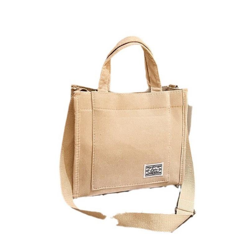 Chic Corduroy Winter New Handheld Bag Mini Square Bag Korean Women Shoulder Crossbody Bag